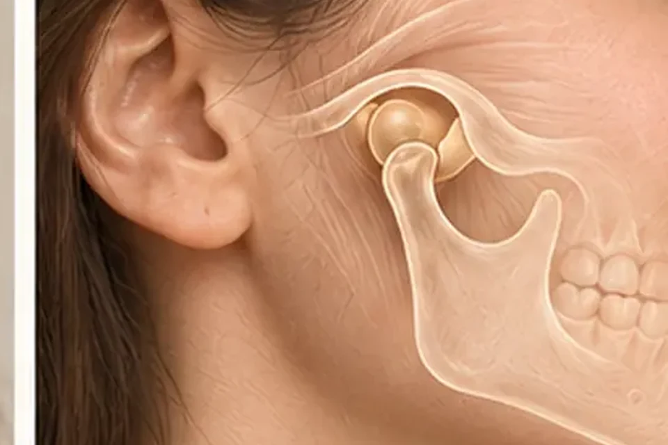 Depois — simulação educativa realista de Disfunção Temporomandibular (DTM)