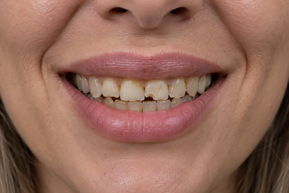 Representação visual educativa de Clareamento Dental