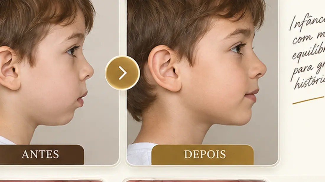 Representação visual educativa de Crescimento e Desenvolvimento Facial