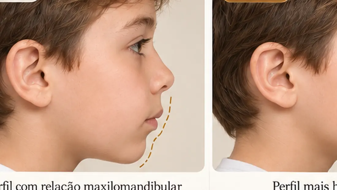 Representação visual educativa de Ortopedia Funcional dos Maxilares